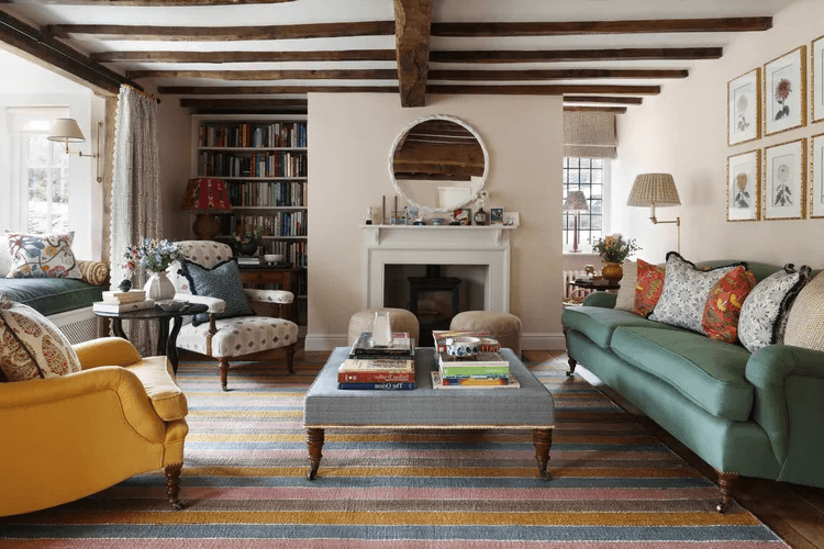 Define the Space With an Area Rug