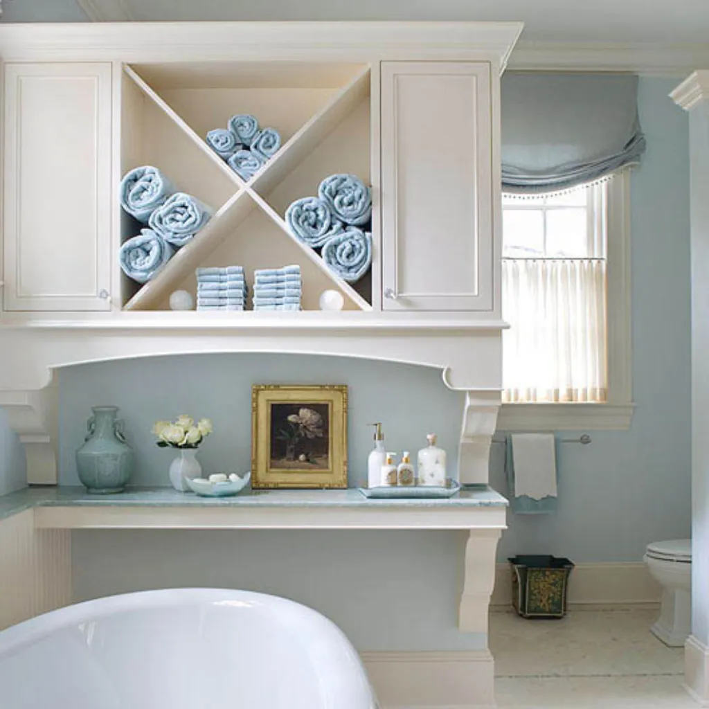 Store Your Bathroom Essentials with Chic Cabinets