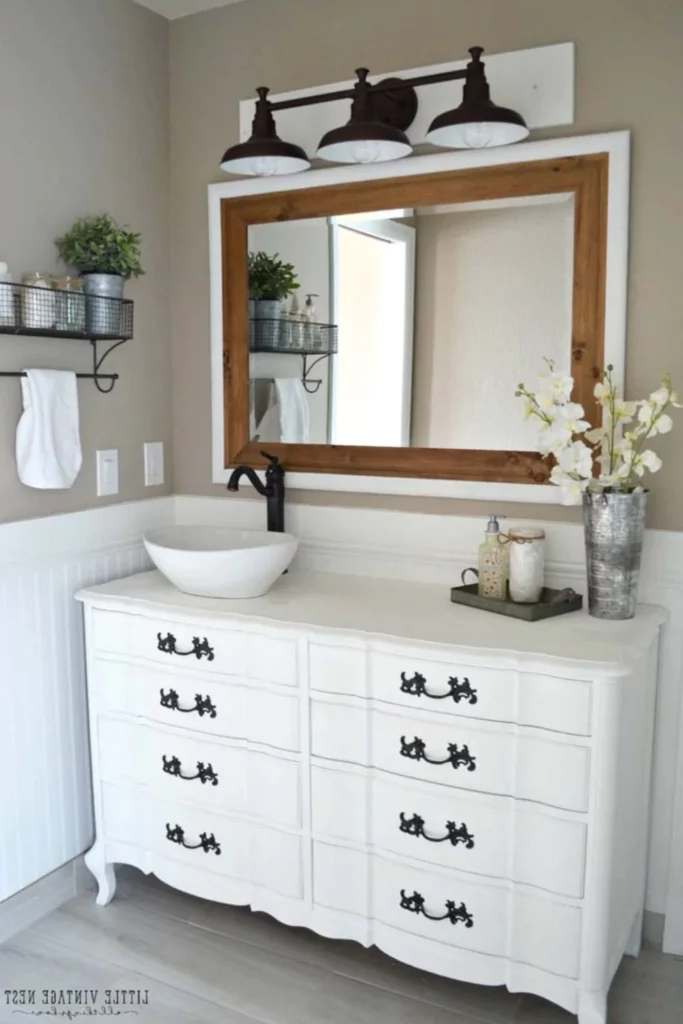 A Large Mirror Creates An Illusion