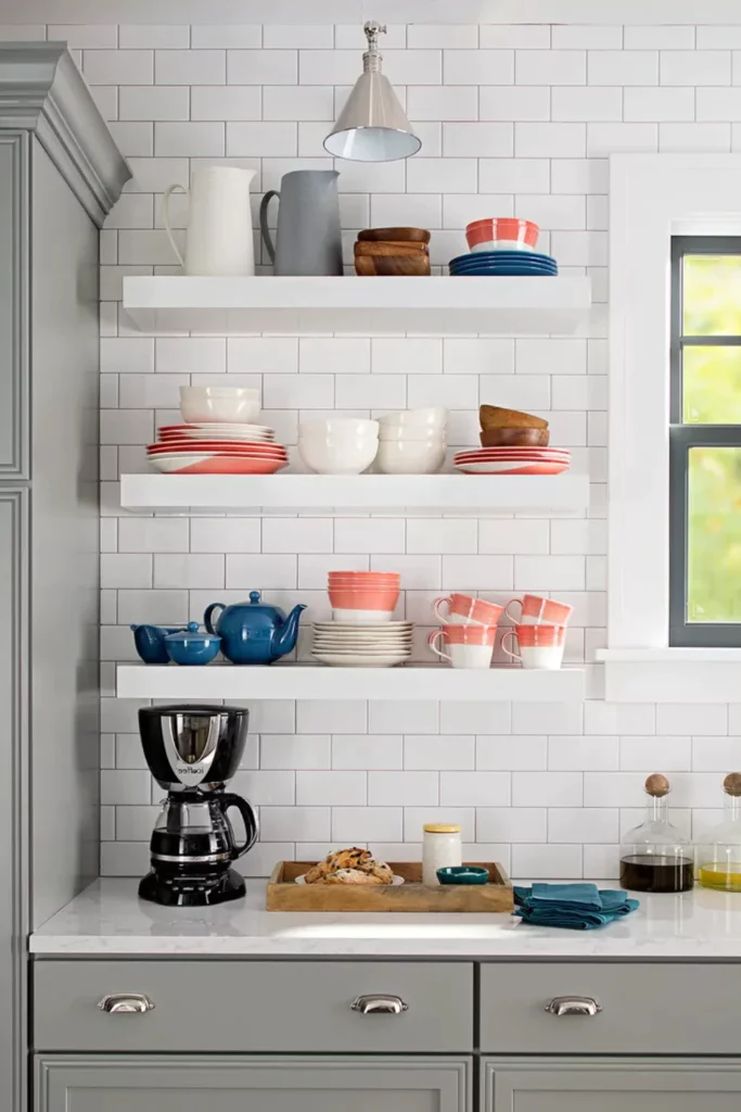 Add Open Shelves
