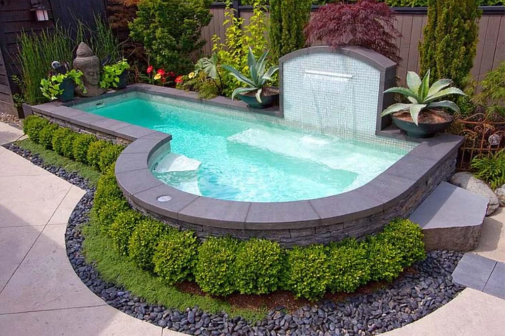 Add Texture and Character to Small Pool with Water Feature