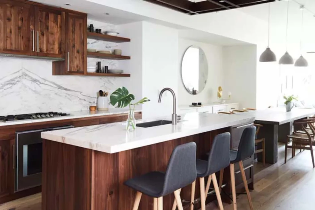 Add a Hint of Nature to Your Marble Countertops