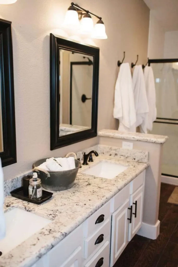Add a Touch of Class to Your Bathroom with Black and White