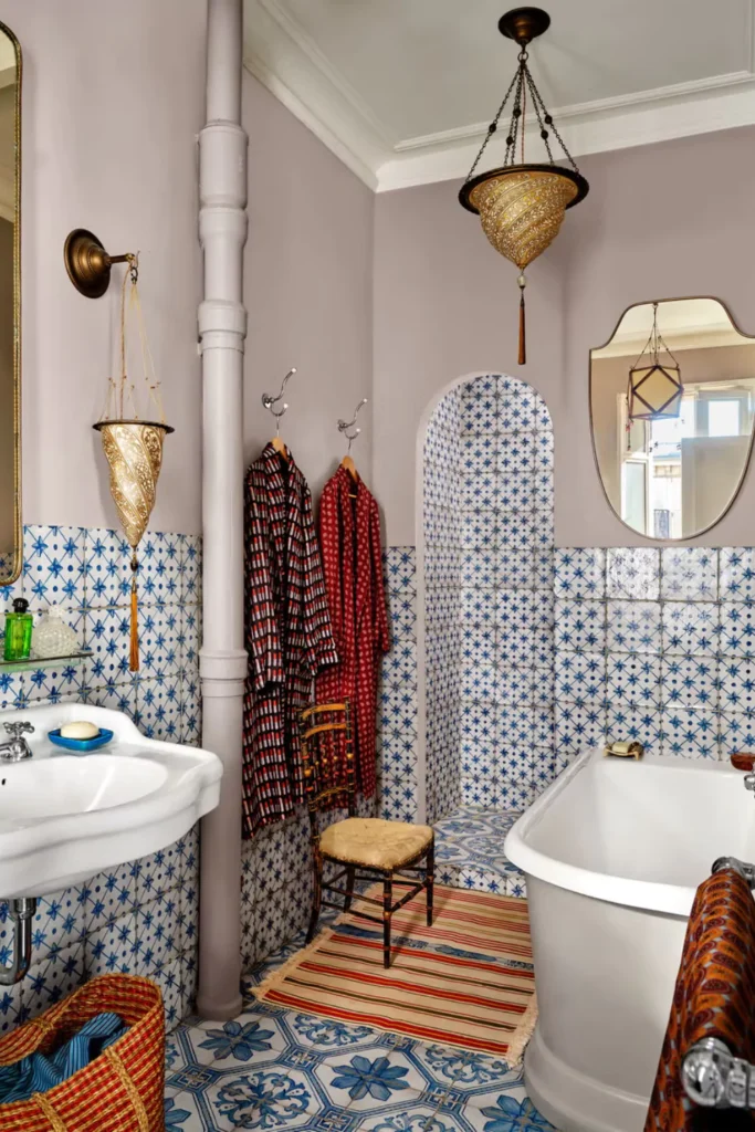 Allover Tile Small Bathroom