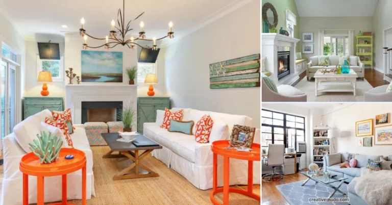 Beach Themed Living Room on a Budget