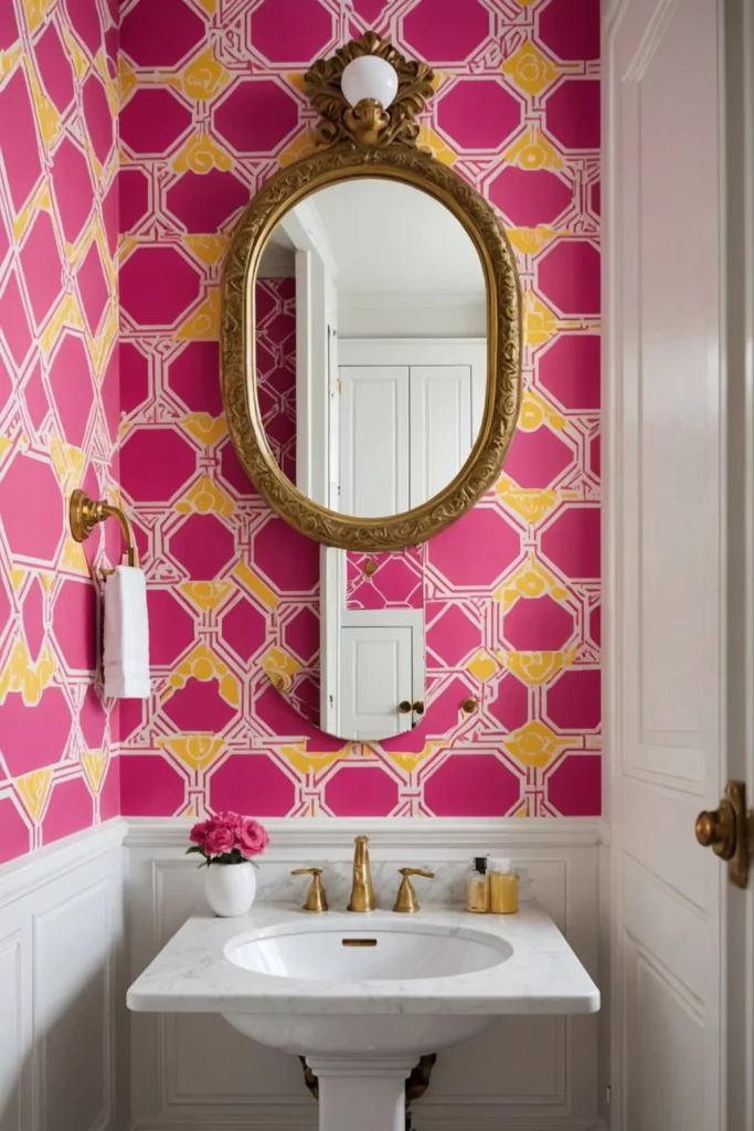 Bold Wallpaper Accents