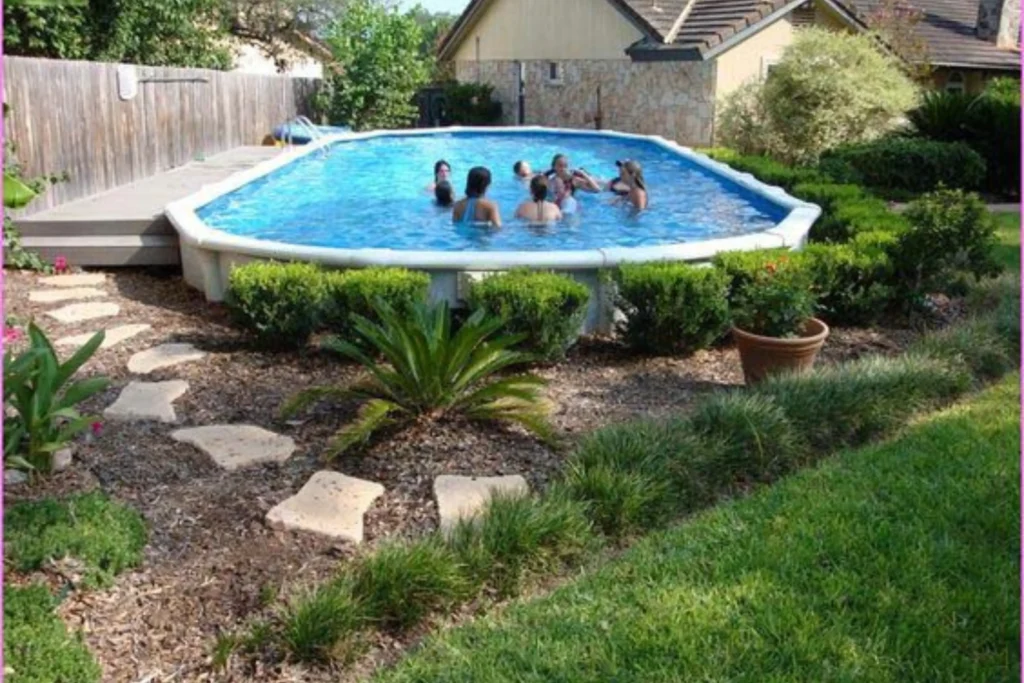 Create a Shady Pool Oasis with Bushes