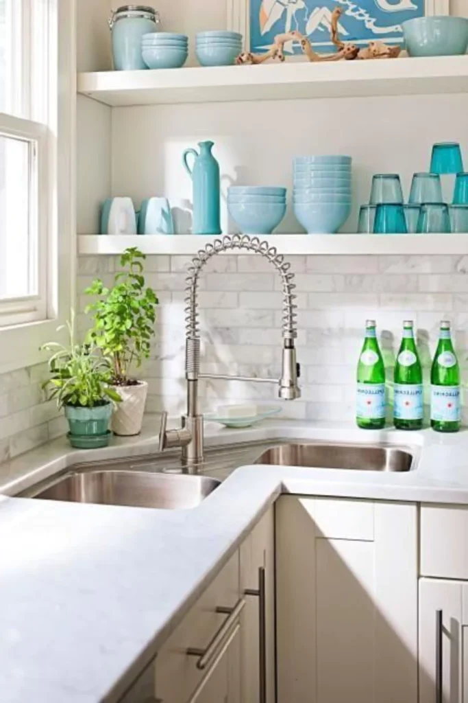 Double Basin Corner Sink