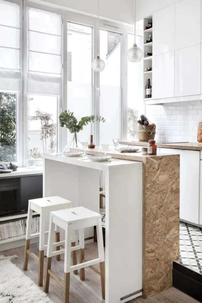 Kitchen Island with Pull-Out Seating