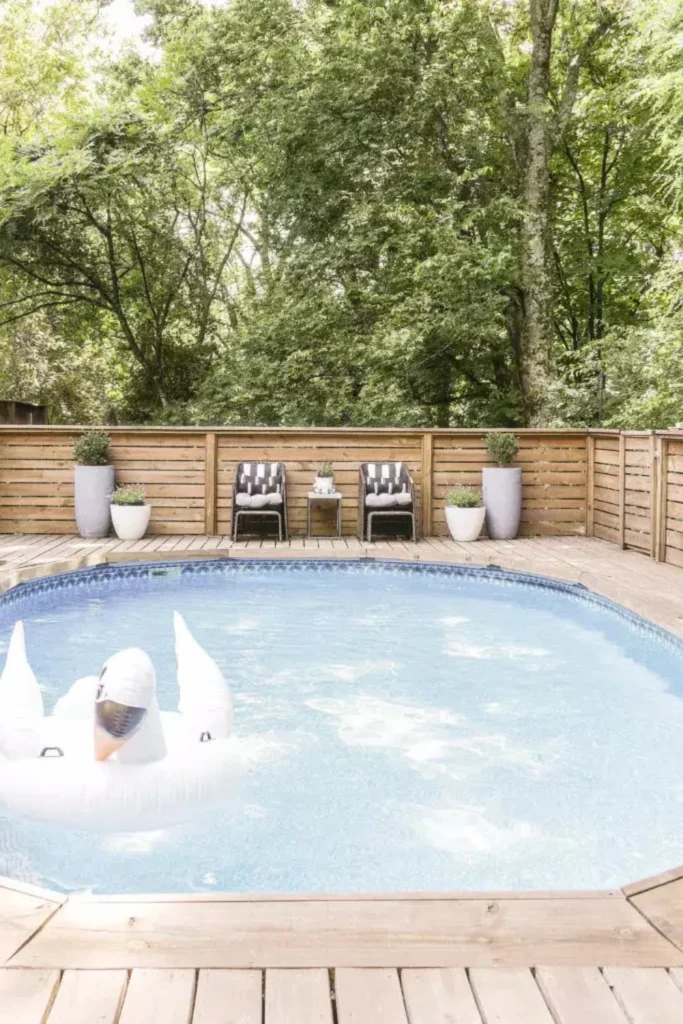 Modern Fence and Pool Deck