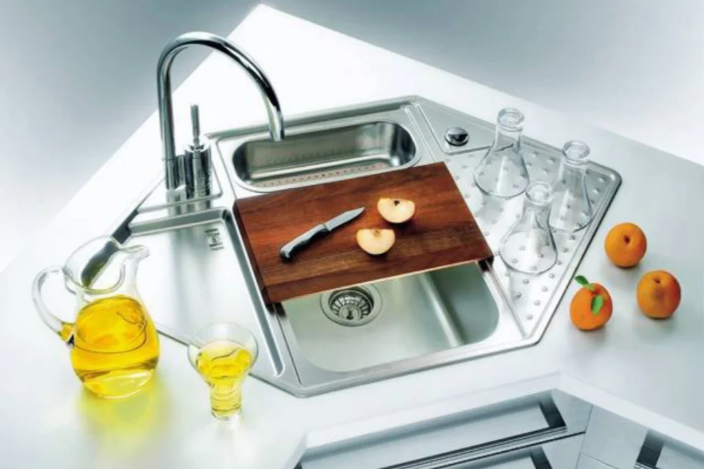 Multifunctional Hexagon Corner Kitchen Sink