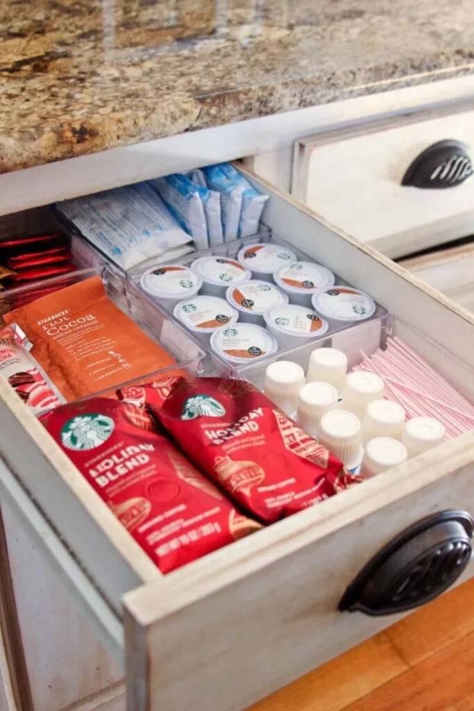 Office Plastic Trays Repurposed Into Kitchen Drawer Organizers
