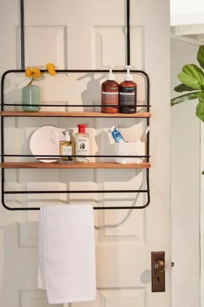 Over-The-Door Bathroom Rack