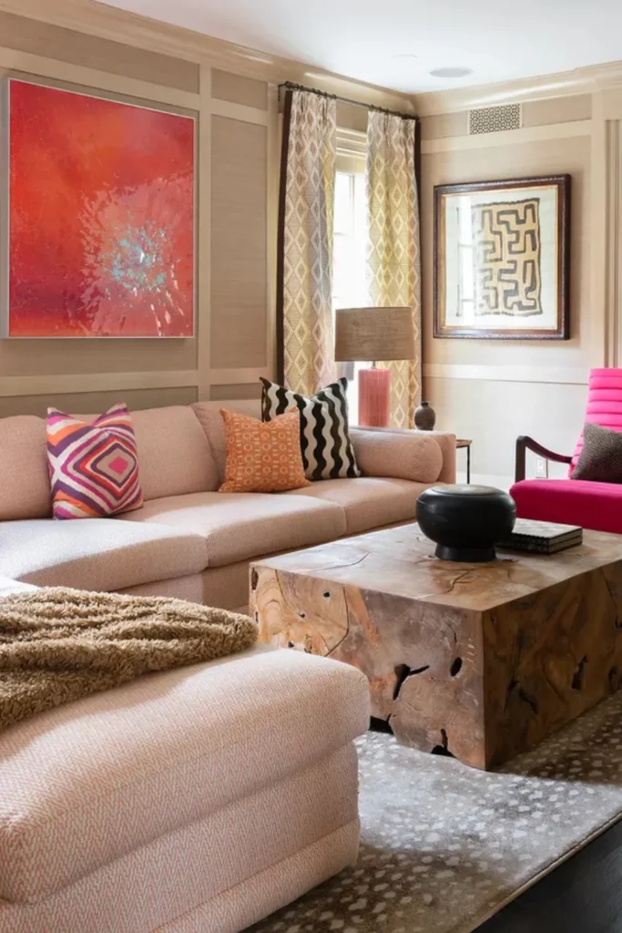 Pinks, Peaches, and Warm Hues