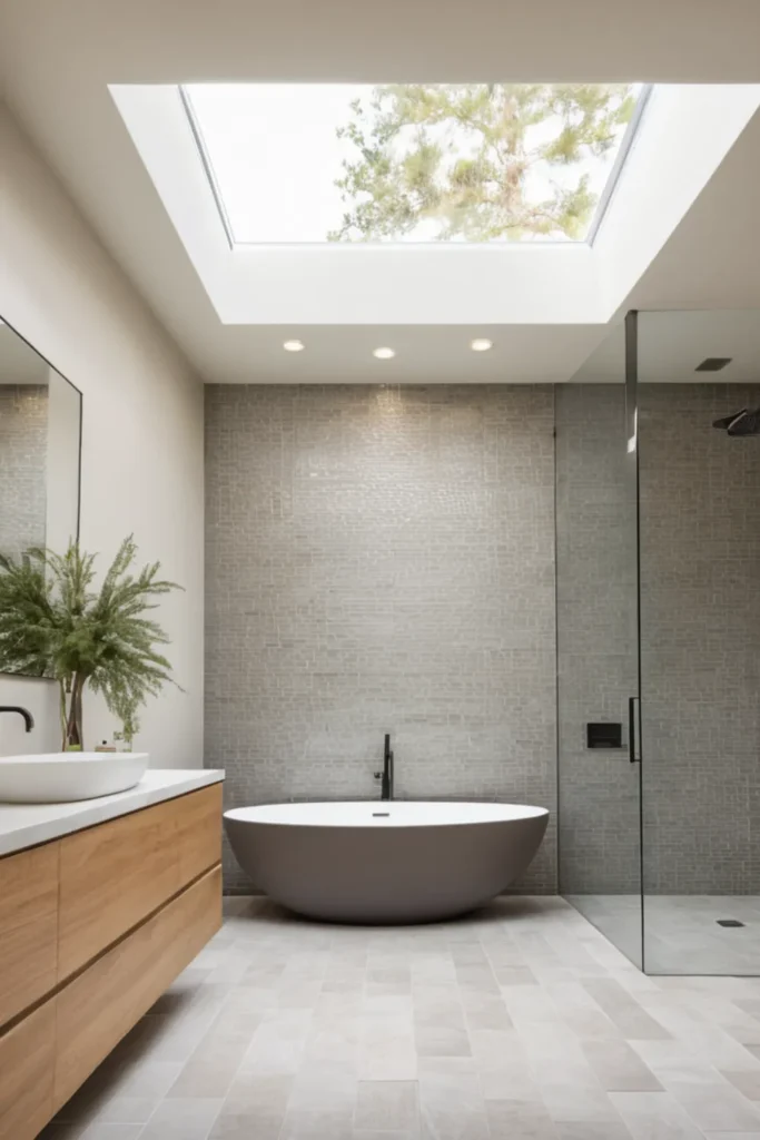 Seamless Open-Plan Bathroom Layouts