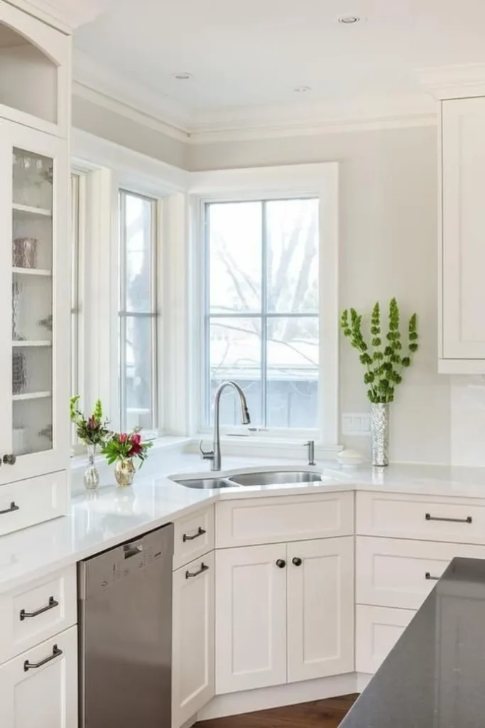 Super Compact Corner Sink for Small Spaces