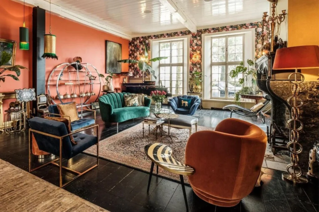Velvet Accents in Boho Style