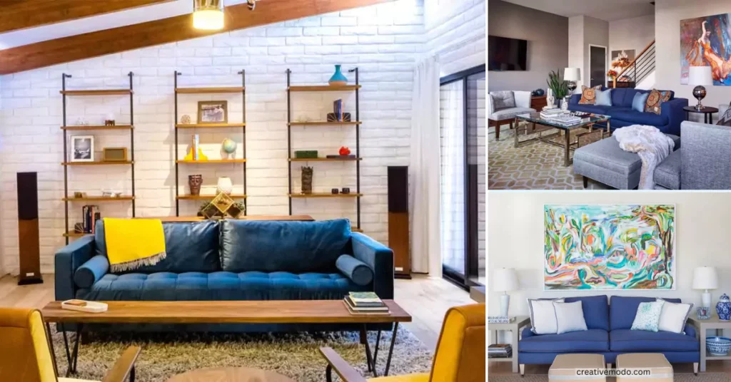 Blue Couch Living Room Ideas