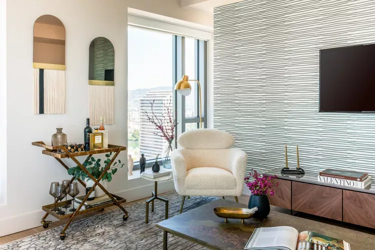 Add a Bar Cart for a Stylish and Functional Element
