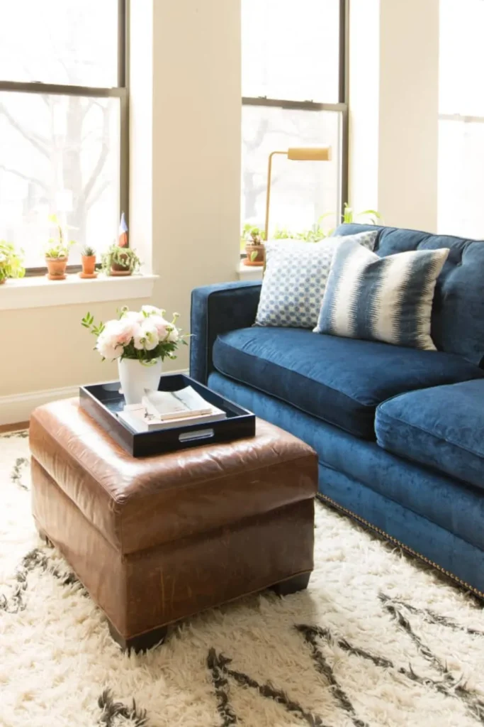 Use Rugs to Define Spaces in a Studio Apartment